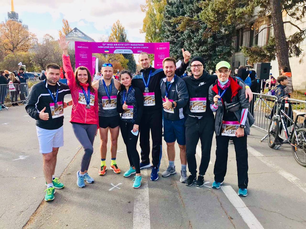 Команда ДНДЕКЦ МВС взяла участь у марафоні 12th WIZZ AIR KYIV CITY MARATHON 2021