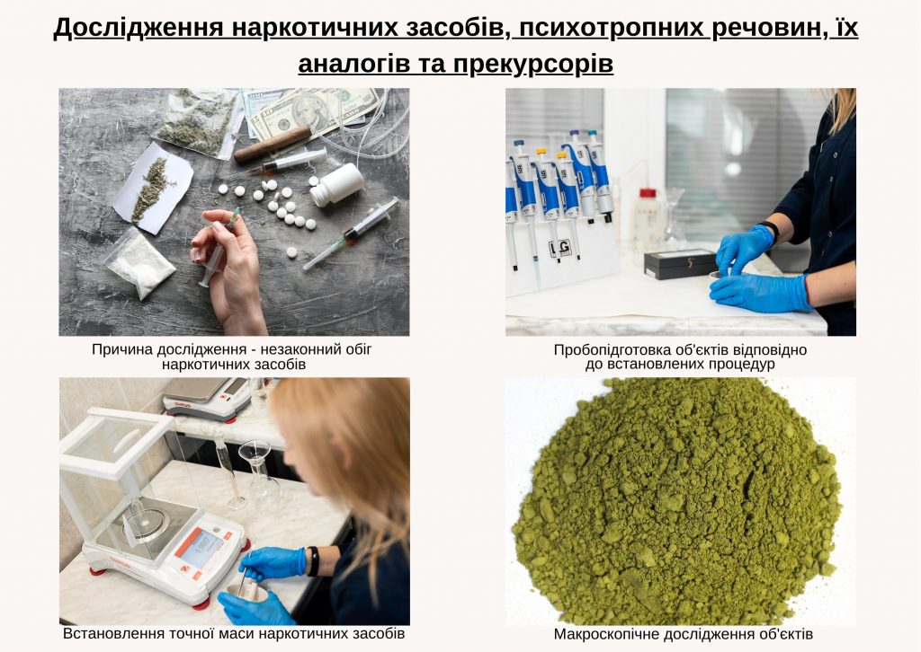 дослідження наркотичних засобів